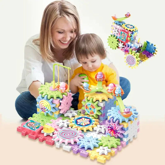 Blockzyβ’οΈ DIY Electric Gear Building Block (101 Pieces)